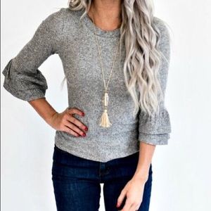 Heart and Hips plush sweater knit